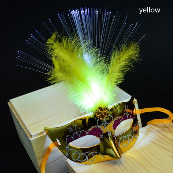 light fiber mask halloween costume party led princess feather mask children's little toy party decoration performance tool led light ma
light fiber mask halloween costume party led princess feather mask children's little toy party decoration performance tool led light ma
