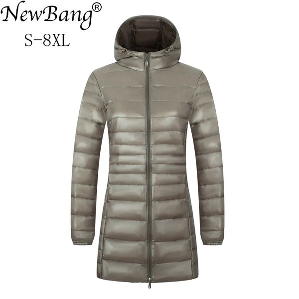 newbang 6xl 7xl 8xl women's jacket large size long ultra light down jacket women winter warm windproof lieghtweight down coat 201102, Black
newbang 6xl 7xl 8xl women's jacket large size long ultra light down jacket women winter warm windproof lieghtweight down coat 201102, Black