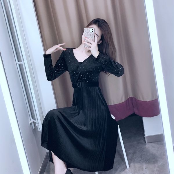psuyd velvet мало 2020 платье черное осеннее дрель бархат юбка маленькая черная dresspleated юбка корейской версии талии показать длина ново, Black;gray
psuyd velvet мало 2020 платье черное осеннее дрель бархат юбка маленькая черная dresspleated юбка корейской версии талии показать длина ново, Black;gray