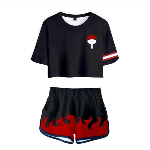 2019 janpan 3d print naruto cartoon cosplay two piece set new college womens navel t shirt shorts suit, Gray
2019 janpan 3d print naruto cartoon cosplay two piece set new college womens navel t shirt shorts suit, Gray