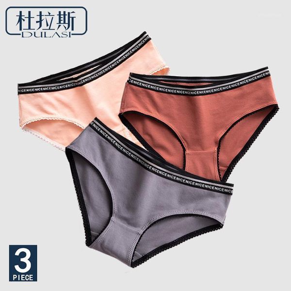 women's panties breathable cotton seamless silver side letter mid-waist girl underwear dulasi 3pcs/lot1, Black;pink
women's panties breathable cotton seamless silver side letter mid-waist girl underwear dulasi 3pcs/lot1, Black;pink