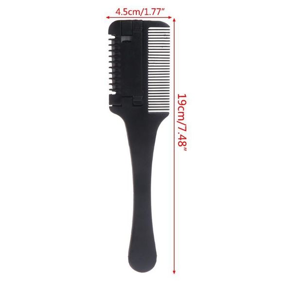 hair razor comb black handle cutting thinning home diy trimmer inside blades ha jllffg, Silver
hair razor comb black handle cutting thinning home diy trimmer inside blades ha jllffg, Silver