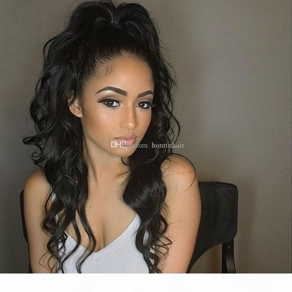 human hair lace front wig wavy full lace wig brazilian virgin hair 130% density natural wave pre-plucked hairline bleached knots glueless, Black;brown
human hair lace front wig wavy full lace wig brazilian virgin hair 130% density natural wave pre-plucked hairline bleached knots glueless, Black;brown