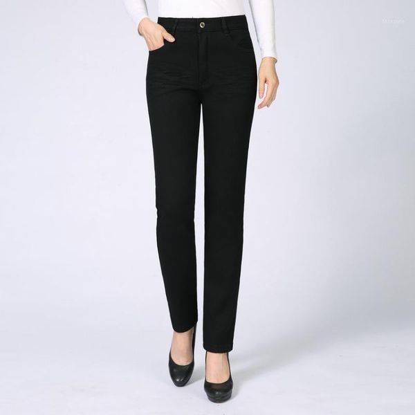 women black denim pants winter warm thick slim fit straight jean trouser woman fleece liner thermal zipper front jeans bottom1, Blue
women black denim pants winter warm thick slim fit straight jean trouser woman fleece liner thermal zipper front jeans bottom1, Blue