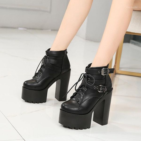 boots super high heels ankle real s spot thick with belt buckle platform women q10-231, Black
boots super high heels ankle real s spot thick with belt buckle platform women q10-231, Black