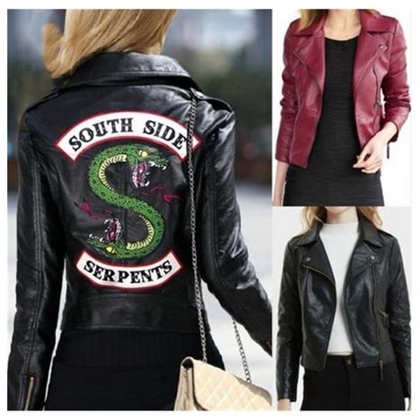 2019 новая весна riverdale куртки женщины riverdale southside serpent zipper pu куртки девушки пальто тонкой пригонки куртки и пиджаки одежд, Black
2019 новая весна riverdale куртки женщины riverdale southside serpent zipper pu куртки девушки пальто тонкой пригонки куртки и пиджаки одежд, Black