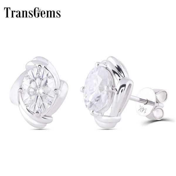 transgems 14k 585 white gold 2ctw 5*7mm f color oval push back earrings for women gold earrings fine jewelry y200620, Golden;silver
transgems 14k 585 white gold 2ctw 5*7mm f color oval push back earrings for women gold earrings fine jewelry y200620, Golden;silver