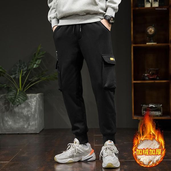 running pants 2021 thick fleece jogger mens cotton trousers male winter warm velvet sweatpants tracksuit joggers autumn m-4xl1, Black;blue
running pants 2021 thick fleece jogger mens cotton trousers male winter warm velvet sweatpants tracksuit joggers autumn m-4xl1, Black;blue