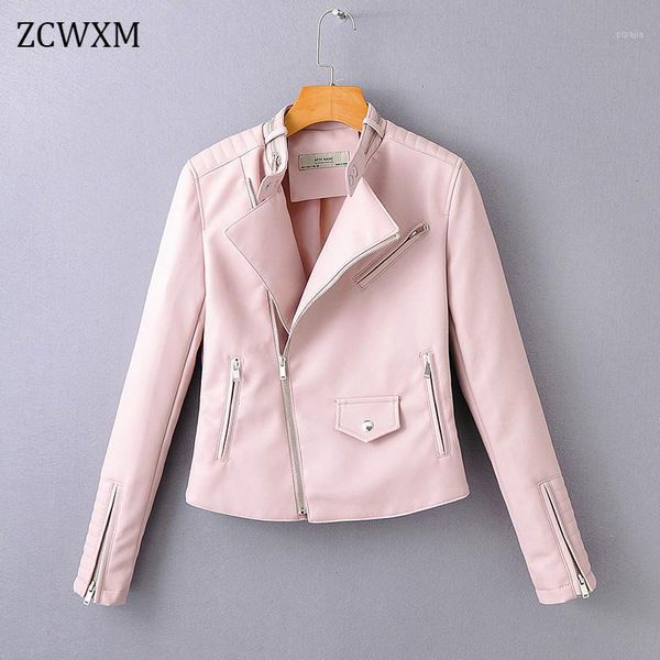 zcwxm womens leather jackets and coat faux soft pu jacket rivet zipper slim biker coats female casual pink green black outwear1
zcwxm womens leather jackets and coat faux soft pu jacket rivet zipper slim biker coats female casual pink green black outwear1