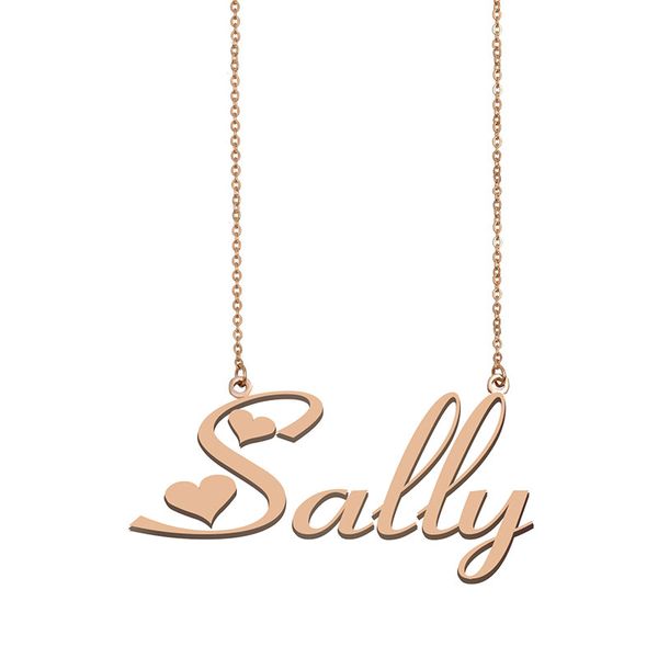 Sally Name Necklace Custom Nameplate Pendant for Women Girls Birthday Gift Kids Best Friends Jewelry 18k Gold Plated Stainless Steel, Silver
Sally Name Necklace Custom Nameplate Pendant for Women Girls Birthday Gift Kids Best Friends Jewelry 18k Gold Plated Stainless Steel, Silver