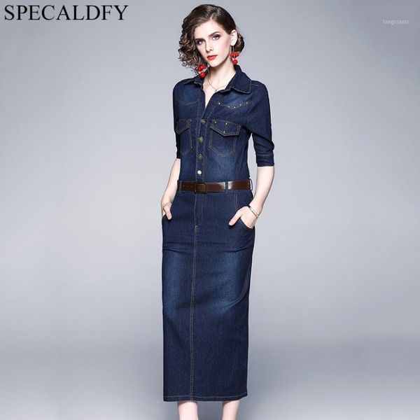 summer dress 2020 robe jeans dress women pocket rivet vintage long denim dresses plus size slim bodycon maxi robe femme1, Black;gray
summer dress 2020 robe jeans dress women pocket rivet vintage long denim dresses plus size slim bodycon maxi robe femme1, Black;gray