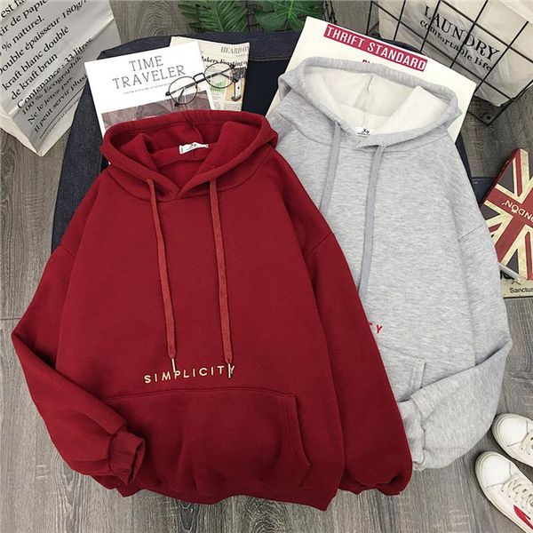 sweatshirt hooded women winter casual loose pullover hoodies ladies korean letter print womens hoodies thickened plus velvet, Black
sweatshirt hooded women winter casual loose pullover hoodies ladies korean letter print womens hoodies thickened plus velvet, Black