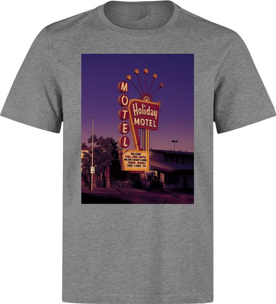 las vegas holiday motel hipster styled men's (woman's available) grey t shirt loose plus size tee shirt sport hooded sweatshirt ho
las vegas holiday motel hipster styled men's (woman's available) grey t shirt loose plus size tee shirt sport hooded sweatshirt ho