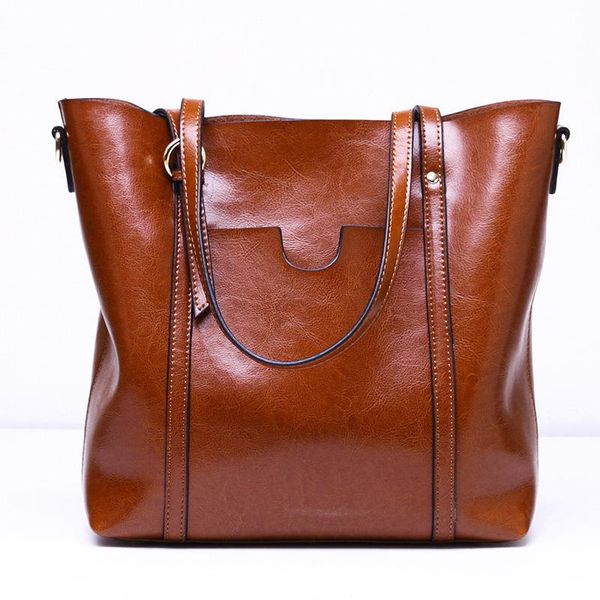women casual tote bag female large shoulder horizontal/vertical bags real cow leather ladies leather messenger bags
