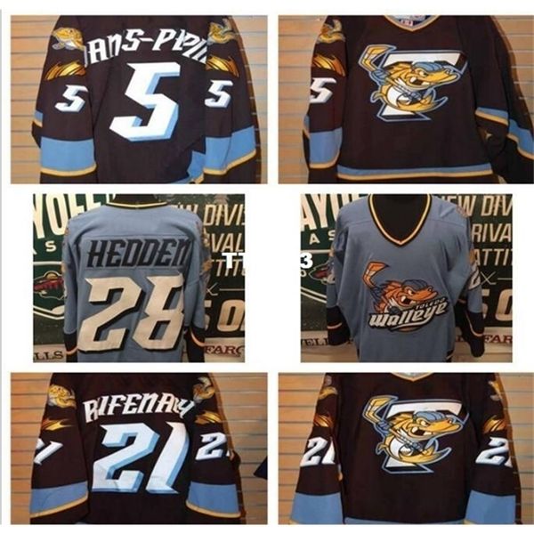 real men real full embroidery echl 2010-11 toledo walleye 28 mike hedden 5 simon danis pepin jersey or custom any name or number jersey, Black
real men real full embroidery echl 2010-11 toledo walleye 28 mike hedden 5 simon danis pepin jersey or custom any name or number jersey, Black