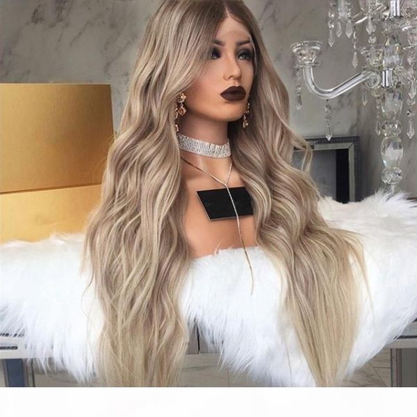 blonde body wave wigs for women heat resistant ombre hair glueless synthetic lace front wig with baby hair african american wigs, Black
blonde body wave wigs for women heat resistant ombre hair glueless synthetic lace front wig with baby hair african american wigs, Black