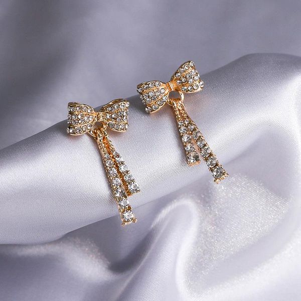 stud premium sense full bow long needle earrings 2021 trendy korean temperament, Golden;silver
stud premium sense full bow long needle earrings 2021 trendy korean temperament, Golden;silver