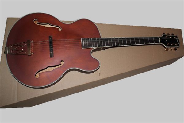 flyoung l5 jazz semi hollow double f-hole electric guitar matte dark brown body without pickup
flyoung l5 jazz semi hollow double f-hole electric guitar matte dark brown body without pickup