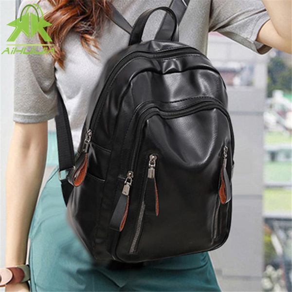 women backpack 2021 new pu leather women's backpack female large capacity school bag for girl double zipper fashion shoulder bag
women backpack 2021 new pu leather women's backpack female large capacity school bag for girl double zipper fashion shoulder bag