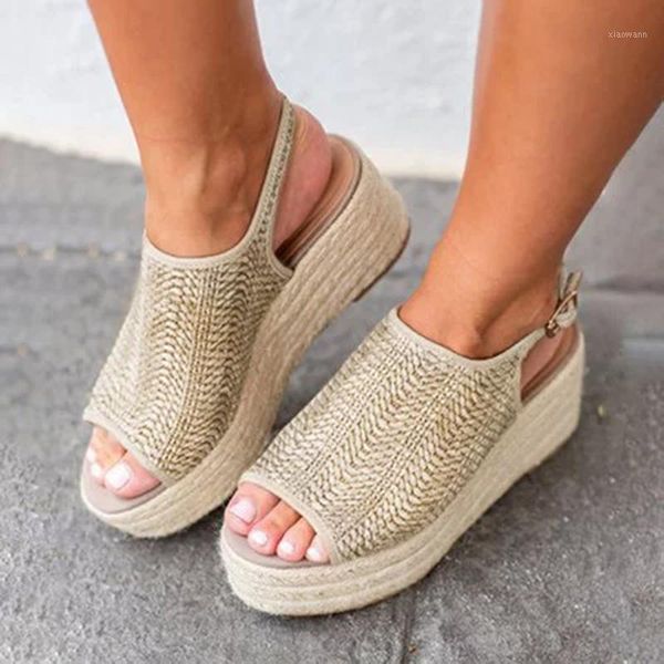 women sandals platform shoes straw thick bottom ladies sandals peep toe beach flat belt buckle shoes zapatos de mujer1, Black
women sandals platform shoes straw thick bottom ladies sandals peep toe beach flat belt buckle shoes zapatos de mujer1, Black
