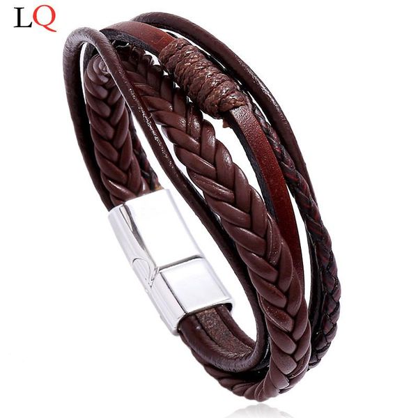 charm bracelets vintage leaf feather multilayer leather bracelet men fashion braided handmade rope wrap & bangles man male gift 5 laps, Golden;silver
charm bracelets vintage leaf feather multilayer leather bracelet men fashion braided handmade rope wrap & bangles man male gift 5 laps, Golden;silver