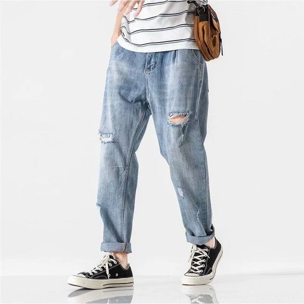 summer thin with holes holesmen's straight tubebig jeans and jeans sizefashion brand light color beggar's all-around fashion nine, Blue
summer thin with holes holesmen's straight tubebig jeans and jeans sizefashion brand light color beggar's all-around fashion nine, Blue