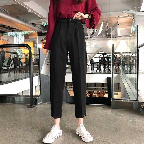 women suit pants fashion female office lady high waist harem pant pantalon casual trousers plus size s-5xl 2020 spring summer1, Black;white
women suit pants fashion female office lady high waist harem pant pantalon casual trousers plus size s-5xl 2020 spring summer1, Black;white