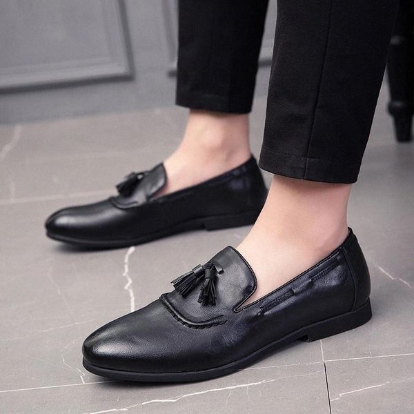 men gentlemen business casual shoes slip on flats man black brown fahsion party suede leather tassel loafers men moccasins #u21f
men gentlemen business casual shoes slip on flats man black brown fahsion party suede leather tassel loafers men moccasins #u21f