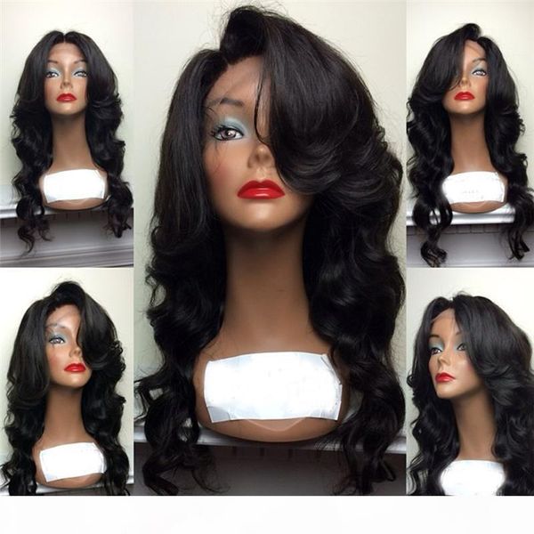 brazilian hair body wave full lace wigs with bleached knots lace front wigs with baby hair middle part part for black women, Black;brown
brazilian hair body wave full lace wigs with bleached knots lace front wigs with baby hair middle part part for black women, Black;brown