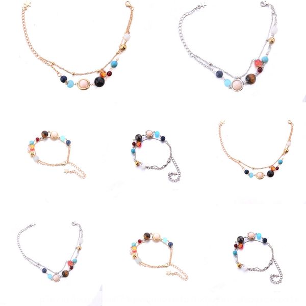 eight planets of the universe galaxy the solar bracelet bracelet system double layer bead with bead hand chain and foot chain l9a6d, Golden;silver
eight planets of the universe galaxy the solar bracelet bracelet system double layer bead with bead hand chain and foot chain l9a6d, Golden;silver