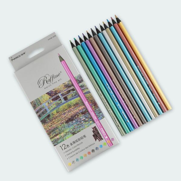 Sketching Drawing Pencils 6/12 Colores Wooden Colores Pencil Set Metallic Pen For Art Hand-Painted School Supplies
Sketching Drawing Pencils 6/12 Colores Wooden Colores Pencil Set Metallic Pen For Art Hand-Painted School Supplies