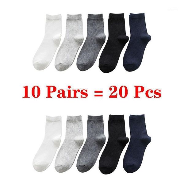 10 pairs=20 pcs business casual cotton white socks men spring autumn winter solid colors crew socks male breathable meias1, Black
10 pairs=20 pcs business casual cotton white socks men spring autumn winter solid colors crew socks male breathable meias1, Black