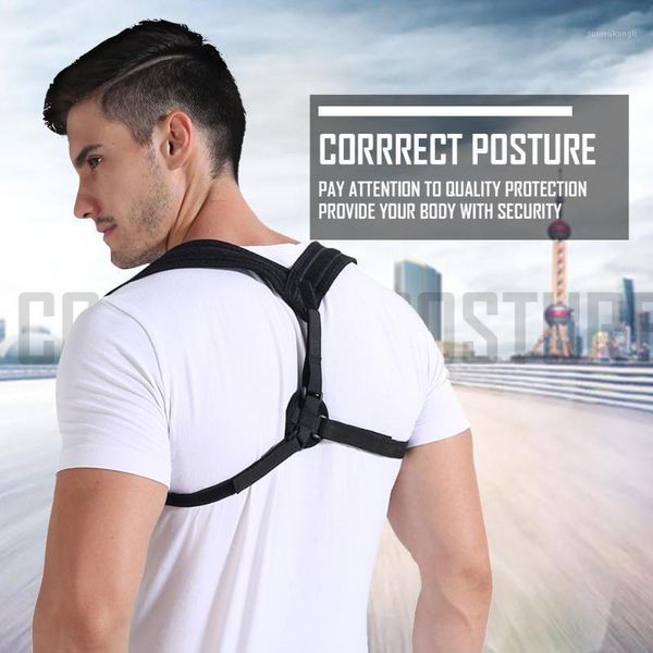 adjustable posture corrector back corset shoulder brace support belt lumbar posture correction for unisex1, Black;blue
adjustable posture corrector back corset shoulder brace support belt lumbar posture correction for unisex1, Black;blue