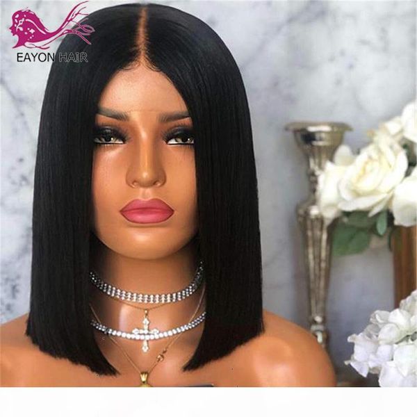 eayon silky straight lace front wig bob cut wig 13x4 lace front human hair wigs for black women glueless brazilian hair remy, Black;brown
eayon silky straight lace front wig bob cut wig 13x4 lace front human hair wigs for black women glueless brazilian hair remy, Black;brown