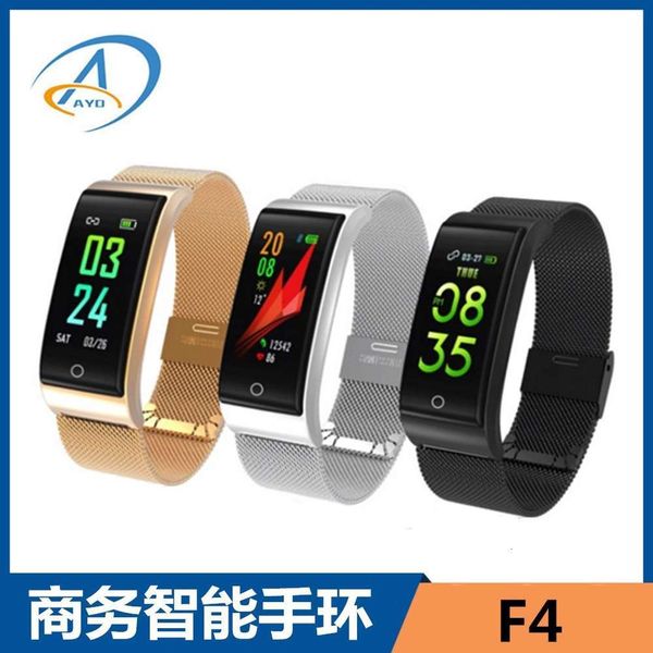 f4 smart bracelet color screen metal steel strap multi mode step recording calorie movement wate
f4 smart bracelet color screen metal steel strap multi mode step recording calorie movement wate
