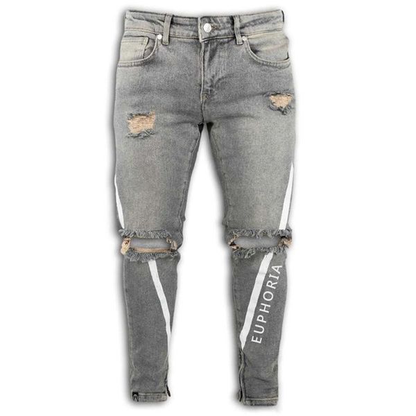 hole jeans men clothing solid striped letter printed pencil pants jogger men trousers casual denim pant jeans, Blue
hole jeans men clothing solid striped letter printed pencil pants jogger men trousers casual denim pant jeans, Blue