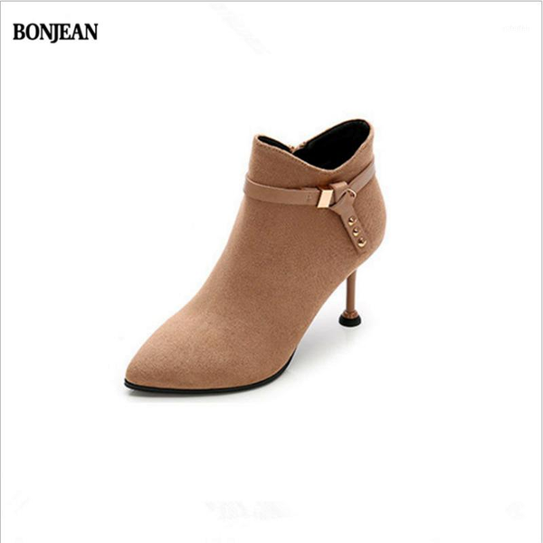 bonjean 2020 autumn and winter new high-heeled korean version of the versatile stiletto boots pointed boots cat with1, Black
bonjean 2020 autumn and winter new high-heeled korean version of the versatile stiletto boots pointed boots cat with1, Black