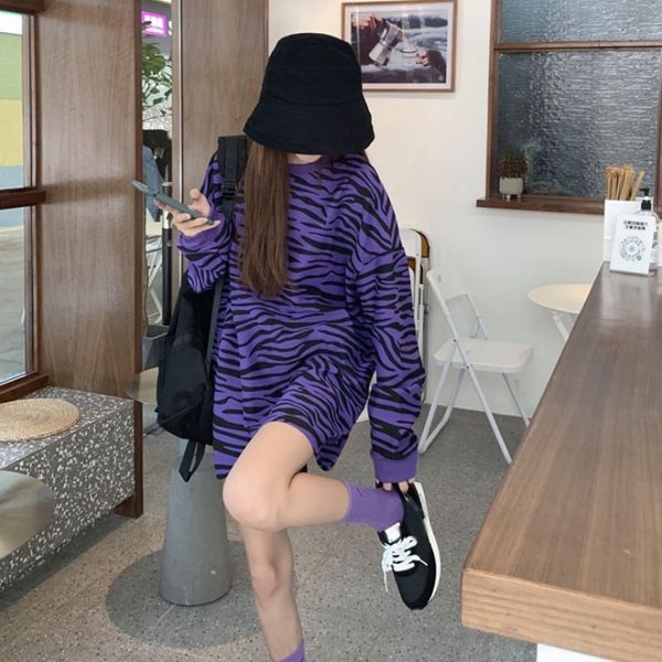 kykow long horse girl zebra print mid sleeve sunscreen t-shirt for women early autumn fa online red loose ghost coat t-shirt length k, White
kykow long horse girl zebra print mid sleeve sunscreen t-shirt for women early autumn fa online red loose ghost coat t-shirt length k, White