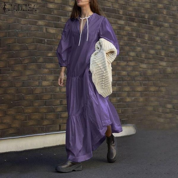 zanzea 2021 повседневная полный слойный рукав maxi vestidos elegant roofling платье женские весной сарафль женское начало femme plus размер, Black;gray
zanzea 2021 повседневная полный слойный рукав maxi vestidos elegant roofling платье женские весной сарафль женское начало femme plus размер, Black;gray