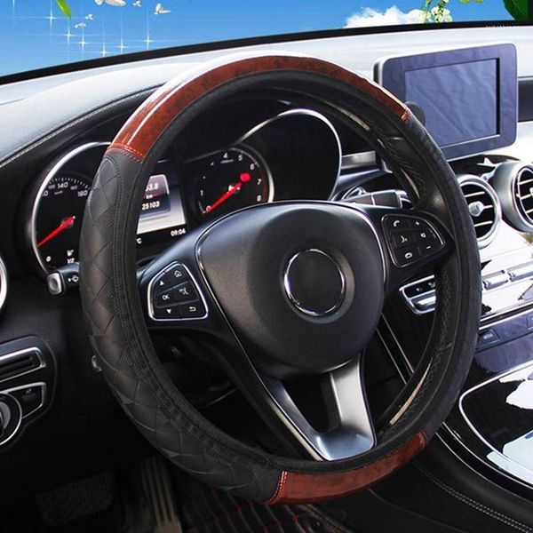 2020 new car steering wheel cover imitation leather embossed elasticity steering wheel protective case car styling1
2020 new car steering wheel cover imitation leather embossed elasticity steering wheel protective case car styling1