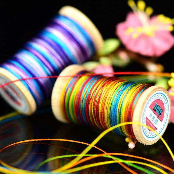 yarn hand-woven embroidery thread tassels line roll of 0.3mm polyamide fibre 50m high strength 3 strands multicolour, Black;white
yarn hand-woven embroidery thread tassels line roll of 0.3mm polyamide fibre 50m high strength 3 strands multicolour, Black;white