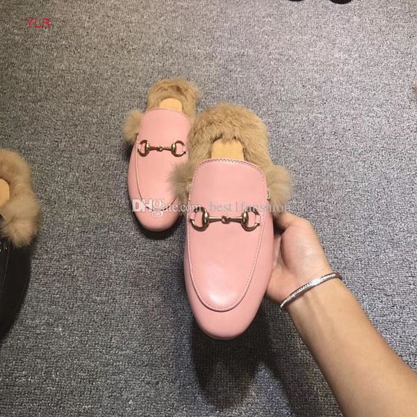 designer mens womens fur slippers eather fur slipper velvet princetown loafers flats with horsebit large size many styles eur34-46, Black
designer mens womens fur slippers eather fur slipper velvet princetown loafers flats with horsebit large size many styles eur34-46, Black