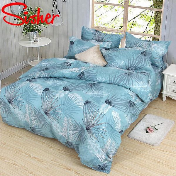 bedding sets sisher set leaf printed bed linen polyester duvet cover with quilt sheet pillowcase single/double/ size1
bedding sets sisher set leaf printed bed linen polyester duvet cover with quilt sheet pillowcase single/double/ size1