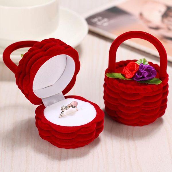 cute flower basket velvet ring box jewelry storage case earrings necklace display holder wedding engagement ring case, Pink;blue
cute flower basket velvet ring box jewelry storage case earrings necklace display holder wedding engagement ring case, Pink;blue