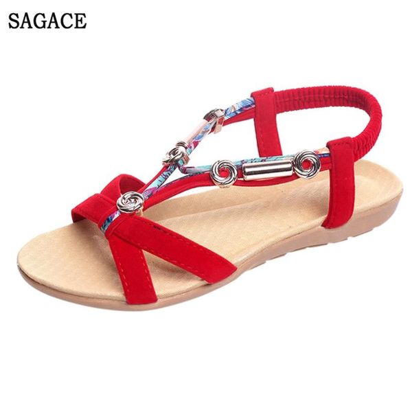 sagace women's sandals elastic belt shoes metal fashion shoes bohemian roman outsid ladies high heel, Black
sagace women's sandals elastic belt shoes metal fashion shoes bohemian roman outsid ladies high heel, Black