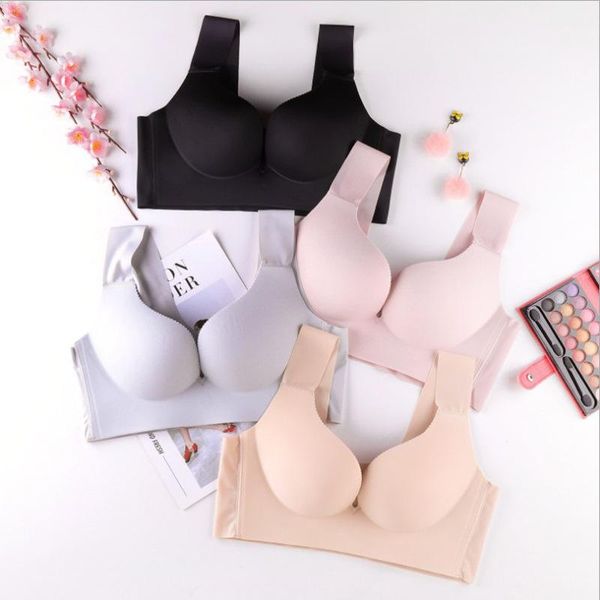 bras japan seemless no steel ring mind underwear women's infant cotton push up solid bra breast hugging sleep, Red;black
bras japan seemless no steel ring mind underwear women's infant cotton push up solid bra breast hugging sleep, Red;black