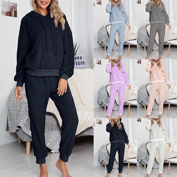 running sets solid color women tracksuit two pieces pullover fleece set long sleeve hoodies loose sweater pants sportswear, Black;blue
running sets solid color women tracksuit two pieces pullover fleece set long sleeve hoodies loose sweater pants sportswear, Black;blue