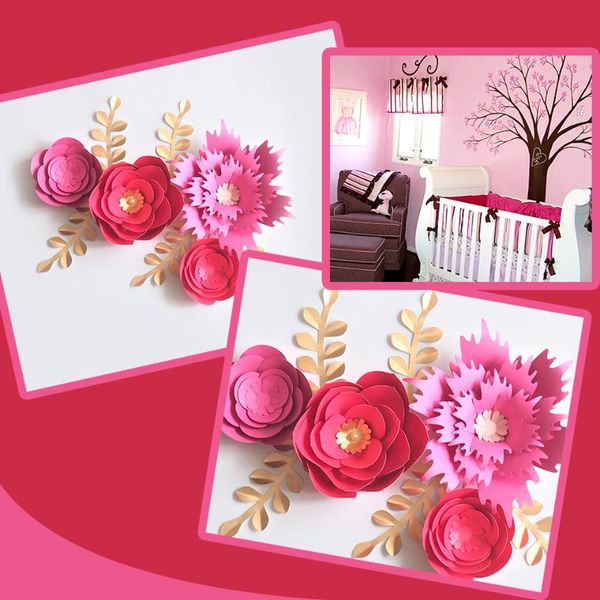 handmade cardstock rose diy paper flowers leaves set for wedding & event backdrops decorations nursery wall deco video tutorials
handmade cardstock rose diy paper flowers leaves set for wedding & event backdrops decorations nursery wall deco video tutorials