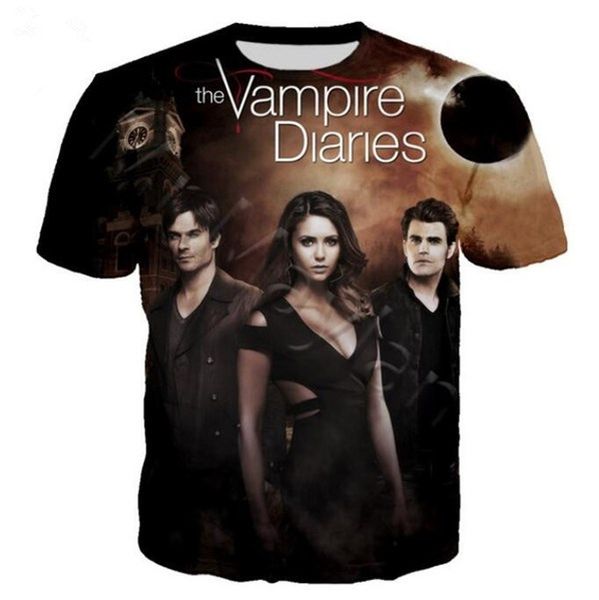3d print new tv the vampire diary t shirt men tshirt men women casual streetwear hip hop clothes harajuku 555, White;black
3d print new tv the vampire diary t shirt men tshirt men women casual streetwear hip hop clothes harajuku 555, White;black