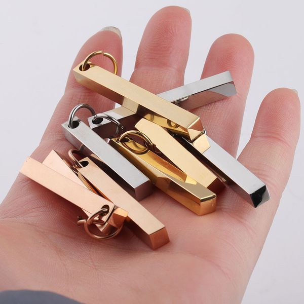 100% stainless steel blank bar pendant for engrave metal rectangle tag mirror polished wholesale 10pcs 0927, Silver
100% stainless steel blank bar pendant for engrave metal rectangle tag mirror polished wholesale 10pcs 0927, Silver
